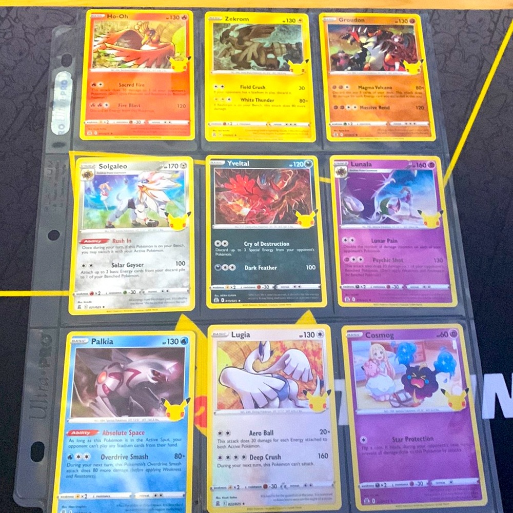 25th Anniversary pokémon cards